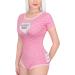 Lace Pajamas Bodysuit: LittleForBig Cotton Romper Onesie in Blushing Baby Pink 4XL - Buy Online on GoSupps.com