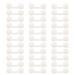Healifty 50pcs Disposable Nose Filter Plugs Ultra- Breathable Nasal Filters Sponge for Sunless Airbrush Spray Tanning (White)