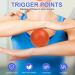 Uraqt Fascia Massage Ball Set - Hedgehog Balls for Muscle Relief | Blue & Orange - Buy Online on GoSupps.com