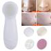 Cimenn 5-in-1 Electric Face Cleansing Brush & Massager - Pink | Pore Cleaner and Skin Exfoliator - Buy Online on GoSupps.com