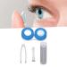 Portable Contact Lens Box Kit - Cute Duck Design Travel-Friendly Container for Outdoor Use - Blue - Buy Online on GoSupps.com