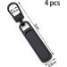 Buy 4 Pieces Black Zipper Spare Parts Zipper Sliders Pull Tabs & Clips for Bags Tents Luggage & Backpacks - Buy Online on GoSupps.com