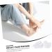 FRCOLOR Heel Cover Set - White Formal Wear Protection Pad for Men | 9.4x6.2x3cm - International Shipping - Buy Online on GoSupps.com
