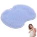 Slip-proof silicone massage pad foot brush W scher Massager shower shower foot massager scrubber silicone-shower foot scrubber massage cleaner with non-slip suction cups (blue)