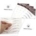 FRCOLOR 30 Pcs Eyebrow Stickers Makeup Stickers Eyebrows Imitation Eyebrow Tattoos Eyebrow Trimming Miss 5.8X1X0.1CMx5pcs Brownx5pcs - Buy Online on GoSupps.com