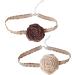 Vsilay Elegant Floral Necklace for Women - Unique Brown Flower Choker - Perfect for Weddings & Celebrations - Buy Online on GoSupps.com