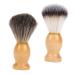 Frcolor brush 2st razor brush made of wooden hairdresser dust frailel Professional shaving brush hair removal brush hair cutting brush -cleaning brush nylon wool man for men gift