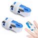 Finger Splint Aluminium Alloy Finger Support Brace Finger Stabilizer for Broken Fingers Straightening Arthritis Knuckle Immobilization (2 Blue Small) Small Blue 2