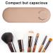 Silicone Makeup Brush Holder Travel | Anti-Fall Out Magnetic Closure | Cosmetics Pouch & Organizer for Women - Buy Online on GoSupps.com