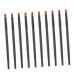 Baluue 20 Pcs Nose Shadow Brush Foundation Liquid Makeup Eyeshadow Applicator Black Wooden Handle