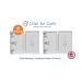 Child Be Safe  Baby Toddler Pet Resistant Electrical Safety Cover Guard for Home and Business  Made in USA  Traditional Standard Toggle Light Switch White 2 Count - Buy Online on GoSupps.com
