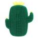 Portable Cactus Small Professional Silicone Manual Reusable Scrubber Cleanser Face Facial Cleansing Brush