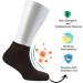 Cosyfeel Women Loose Diabetic Socks | 4-Pack Neuropathy Ankle Socks for Ladies | Super Soft Eco-Friendly Bamboo Material | Durable with Seamless Toe | Multicolour Patterns | 4 Seasons 7-9 1/2 DARK BROWN - Buy Online on GoSupps.com