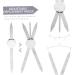 Mipcase 1pc Balance Ruler Eyebrow Positioning Tool Eyebrow Ruler Tool Compass Portable Travel - Buy Online on GoSupps.com