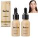 homomdy Satin Dropping Foundation Long Lasting Nuder Makeup Brightening Oil Control Full Coverage for Concealer Makeup Moisturizing Brightening Liquid Foundation 2pcs