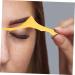 DOITOOL Accessories Brow Makeup Supplies Brow Shaping Template Brow Stencil Brow Template Makeup Tools Make up Auxiliary 17.3x5.9cm Yellow - Buy Online on GoSupps.com
