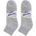 6 Pairs Diabetic Circulatory Health Cotton Crew Socks - Grey (Size 10-13) - Buy Online on GoSupps.com