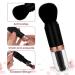 SIBBA 4 in 1 Insertionable Makeup Brush Set - Portable Mini Face Cosmetics Highlight Powder & Eyeshadow Brushes (Black) - International Shipping Available - Buy Online on GoSupps.com
