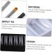 Healeved 1 Set Nail Extension Manicure Clear Acrylic Nails Tips Acrylic Nail Art Pen Nails Brush Dual End Round Tips Nail Decorations for Nail Art Nail Gel Crystal Suit Plastic French White 20x10cm White - Buy Online on GoSupps.com