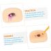 Mikinona Makeup Practice Skin Eye Makeup Fake Skin Makeup Practice Supply Skin Training Tool 6.9x5.2cm As Shown 2 - Buy Online on GoSupps.com