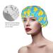 Yellow Rubber Ducks Shower Cap for Women - Adjustable Double Waterproof Layers | Hair Protection Reusable Spa Salon Hat - One Size - Buy Online on GoSupps.com