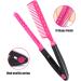 Styling Tool V Shape Comb Folding DIY Hair Straightener New Beauty Salon Comb Foldable Comb - Buy Online on GoSupps.com
