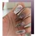 Nail Powder - Chrome Nail Powder Temperature Change Nail Glitter Sparkle Nail Art Powder Brown Glitter Dust for Nail Art Manicure Decoration Accessories (0.3g) Color Change: 011 - Buy Online on GoSupps.com