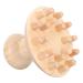 Healvian 1stk Massagekamm made of wood Guasha head massager head scraps for dandruff stylist combs lymphatic massager made of wood meridian beech tablets scratch child