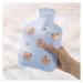 MAIES heat bottles/classic heat bottle Long-lived heat pocket classic premium PVC heat bottle with a sweet knitting cover reusable portable heat bottle Suitable for WE