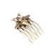 Ponytail Holder Bee Retro Hairpin Comb Hair Clip Retro Alloy Women Girls Hair Accessories Ancient Style Hair Comb for Hairstyle (Color : Gold)