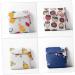 Hapinary 1 set 4 pieces of women's bandages pack menstrual tapes bag women bands holder ladies bandage women bands women's bonds mint bag women bandage bags
