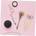 WOONEKY Set of 4 Manicure Scissors Protective Cover Tool Cover for Nail Clippers Cuticle Nipper Cover Nail Scissors Cover Cuticle Tweezers Dead Cuticle Scissors Simple PU Leather - Buy Online on GoSupps.com