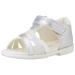 Geox Girl's B Verred B Sandals 5 UK Lt Grey White