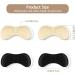 flintronic 6 Pairs Sneaker Repair Patch Heel Patch Shoe Heel Repair Sneaker Leather Heel Protector Heel Pad Repair for Most Types #3 6 Pairs Skin Color + Black - Buy Online on GoSupps.com