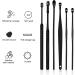 6pc Steel Earwax Cleaner Tool Set with Storage Box - Black - Buy Online on GoSupps.com