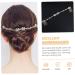 Angoily Bridal Wedding Comb Styling Comb Womens Hair Clips Accessories for Hair Bridal Hair Vines Hair Styling Accessories Hair Comb Blush Gold Hairpieces Zircon Soft Chain Bride Modeling - Buy Online on GoSupps.com
