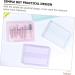 minkissy 12 Pcs Grinding Head Empty Box Nail Drill Bits Container Manicure Tool Holders Nail Drill Display Case Nail Gel Polish Kit Grinding Head Boxes Para U as Nail Tool Small Acrylic Pp - Buy Online on GoSupps.com