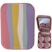 Pratvider Portable Contact Lens Travel Case - Soft Storage Box with Mirror Tweezers & Solution Bottle - Outdoor Pink - Buy Online on GoSupps.com