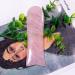 FACSER Natural Crystal Rough Pure Natural Rose Quartz Stone Gua Sha Scraping Board Face Neck Body Massagers Therapeutic and Skin Renewal Tool (Color : J)