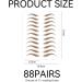  ATBUSS 8 Pcs Artificial Eyebrow Stickers Waterproof Natural Eyebrow Stickers Eyebrow Correction Stickers Suitable for Makeup Party Daily Makeup. - Buy Online on GoSupps.com