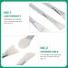 Cleaning Brush 9 Pcs Silicone Face Silicone Face Brush Face Applicator Silicone Face Scrubber Brushes DIY Facial (Size : 15.1x3.1cm) - Buy Online on GoSupps.com