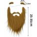 Generic False Beard And Eyebrow Set Costume Fake Mustaches for Carnival Holiday - Buy Online on GoSupps.com