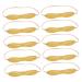 DOITOOL 10pcs Eyebrow Practice Skin Micro- Blading Practice Skin Eyebrow Headband Water Proof Eyebrow Pencil