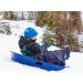 Lucky Bums Kids Plastic Snow Sled Toboggan in Red - Sledding Fun for Children - Buy Online on GoSupps.com