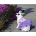 Yekeyi Spring Summer Princess Pet Dress for Rabbits Dogs & Cats - Cute Violet Tutu Costume for Bunnies - XS Flower Decor - Buy Online on GoSupps.com