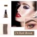 Microblading Eyebrow Pen - Professional 4-Point Pencil for Natural Looking, Waterproof Makeup with Gift - Dark Brown - Buy Online on GoSupps.com