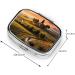 Farm Scenery 2 Compartment Pill Case | Cute Travel Pill Box Organizer for Purse | Ideal Small Gift - Buy Online on GoSupps.com