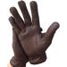 Women's Equestrian Gloves: 100% Real Leather Horse Riding Gloves in Brown, Beige, Tan & Black - Medium Dark Brown - Buy Online on GoSupps.com