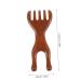 Plafope Portable Comb for Curly Hair | Wide Tooth Wooden Massager for Women | Practical Hair Care Device - Buy Online on GoSupps.com