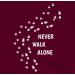Shirtracer Women's Hoodie - Never Walk Alone Paw Prints | Perfect Gift for Dog Owners - Burgundy XXL - Buy Online on GoSupps.com